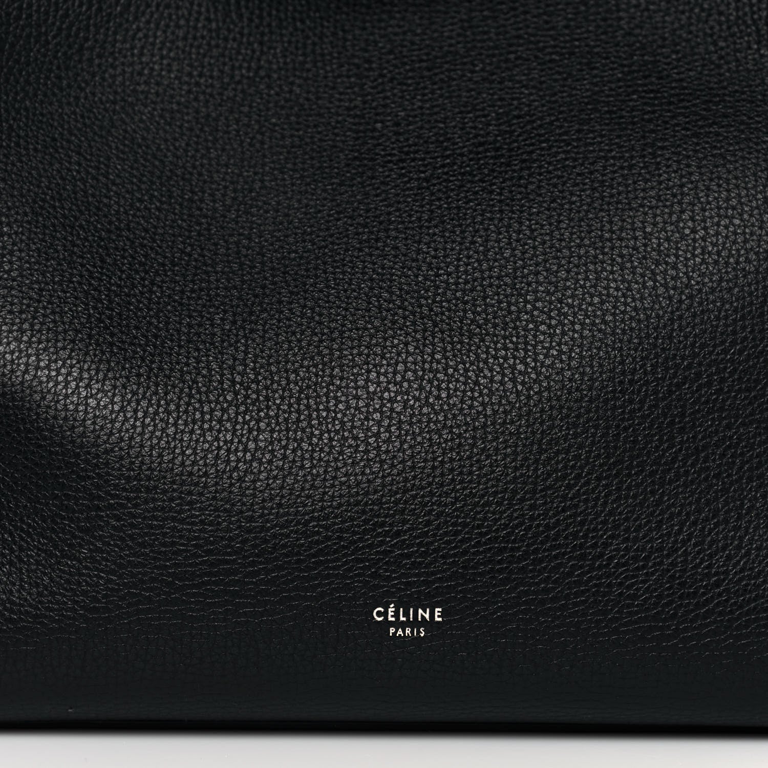 Celine Supple Grained Calfskin Small Long Strap Big Bag Black 7 of 10