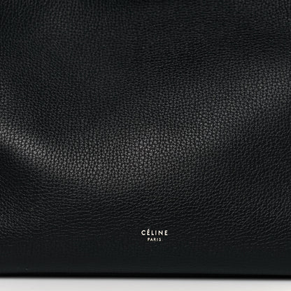 Celine Supple Grained Calfskin Small Long Strap Big Bag Black 7 of 10