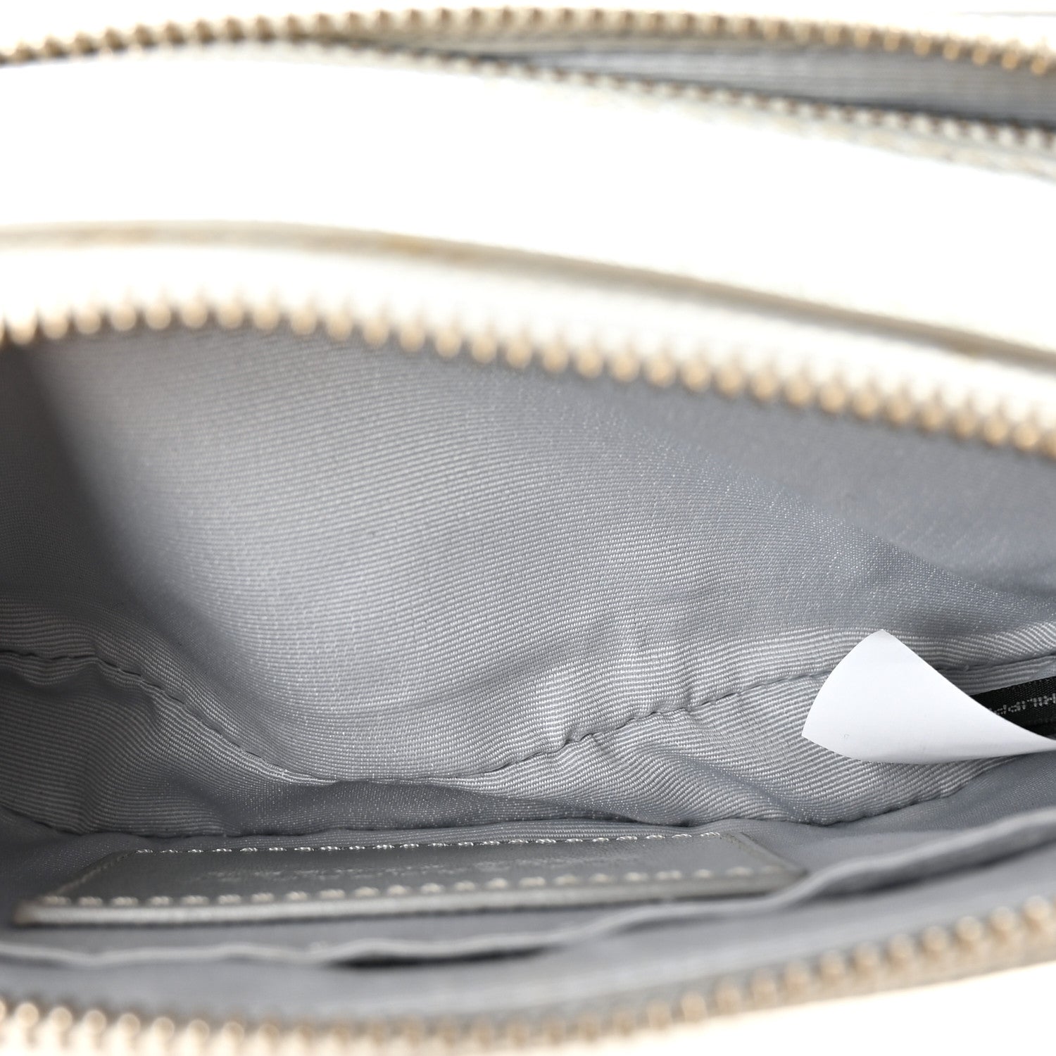 Marc Jacobs Metallic Saffiano Small Snapshot Camera Bag Silver 6 of 12