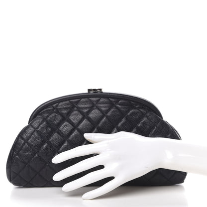 Chanel Caviar Quilted Timeless Clutch Black 2 of 10