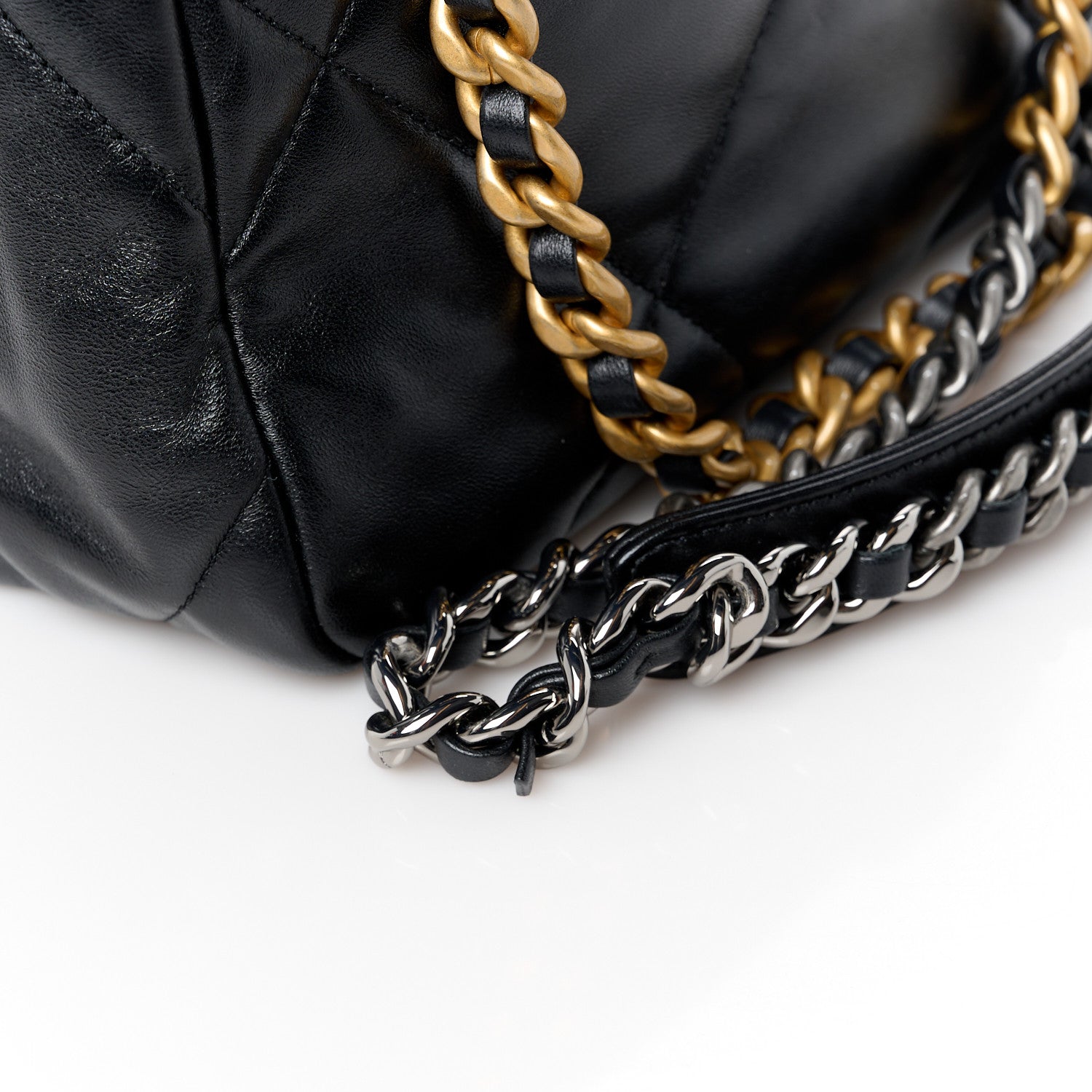 Chanel Lambskin Quilted Medium Chanel 19 Flap Black 11 of 11