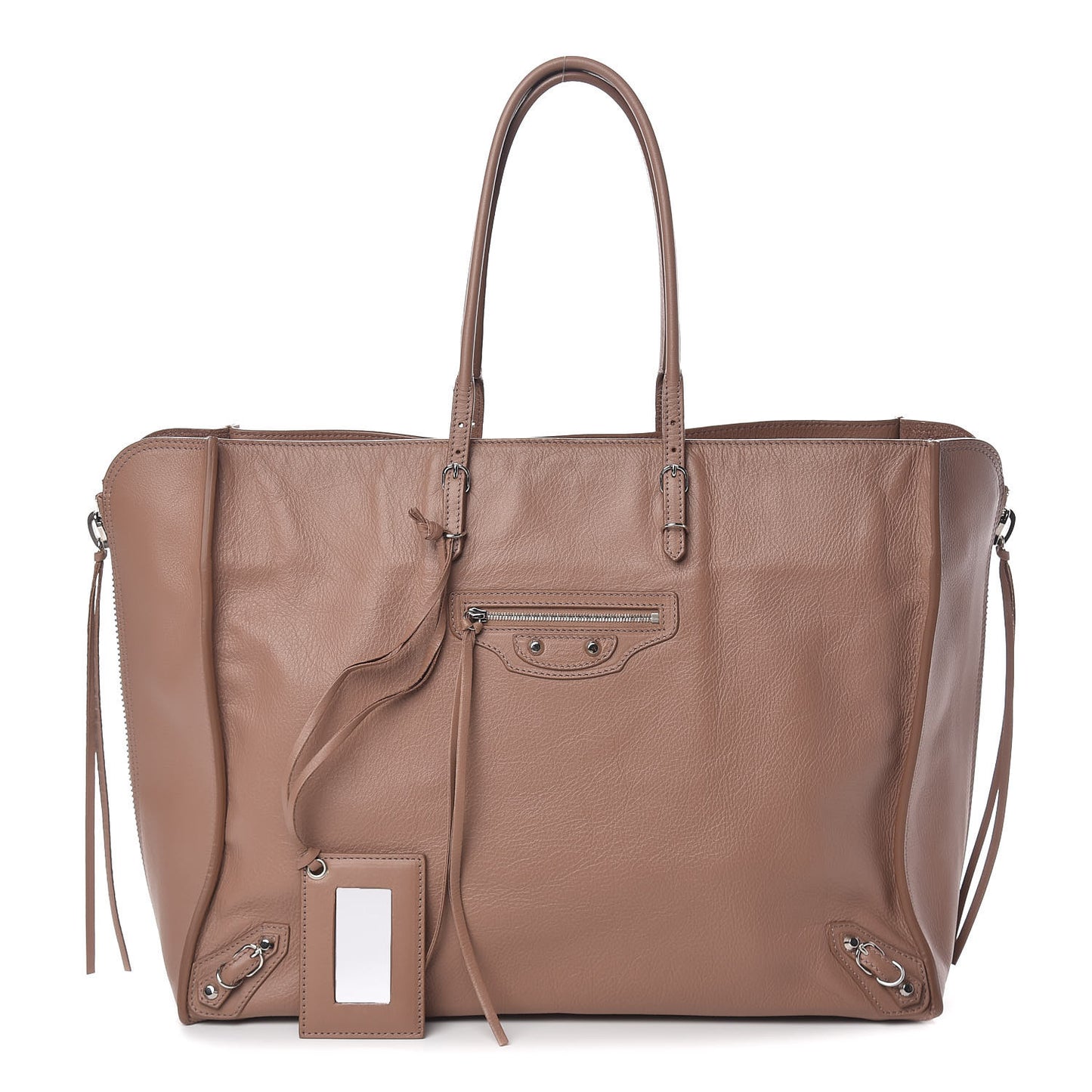 Veau Papier A4 Zip Around Tote Tomette