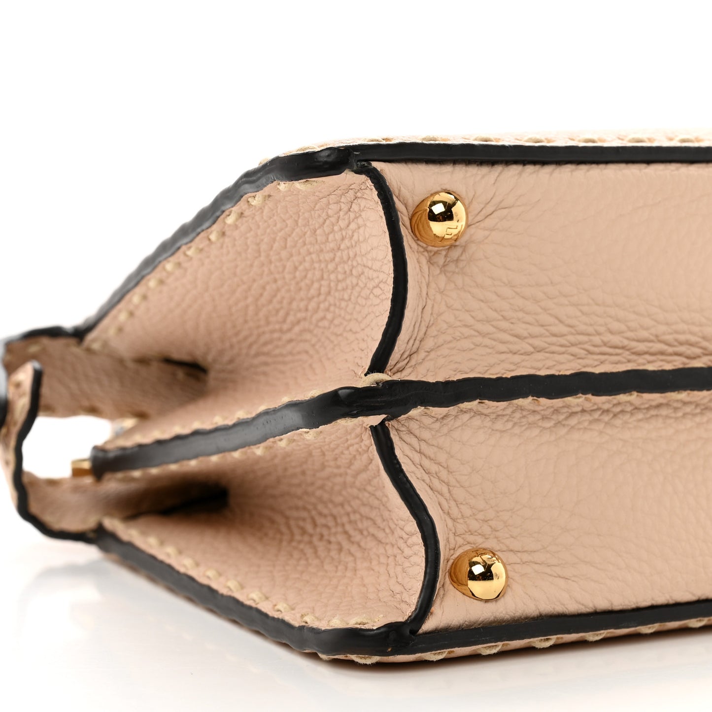Cuoio Romano Selleria Chamois Small Peekaboo I SEE U Satchel Rosa Plaster