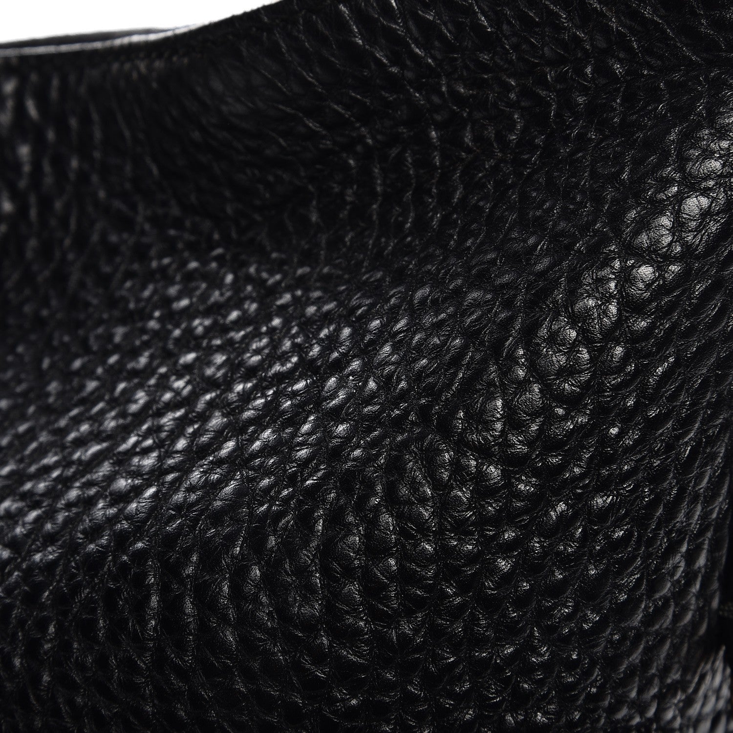 Burberry Signature Grain Calfskin Medium Hobo Black 8 of 9
