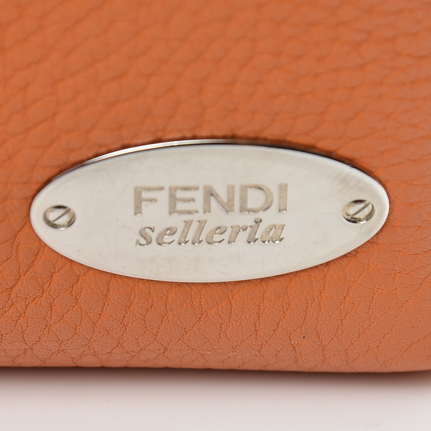 Cuoio Romano Selleria Zip Around Wallet Orange
