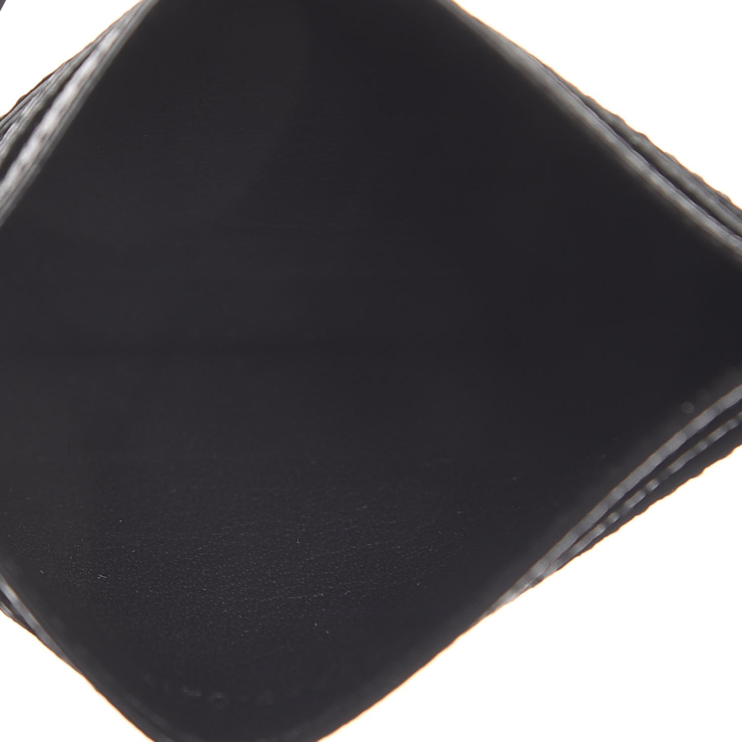 Saint Laurent Grain de Poudre Musical Notes Credit Card Case Black 5 of 8