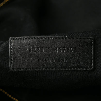 Saint Laurent Calfskin Classic Duffle 12 Black 7 of 12