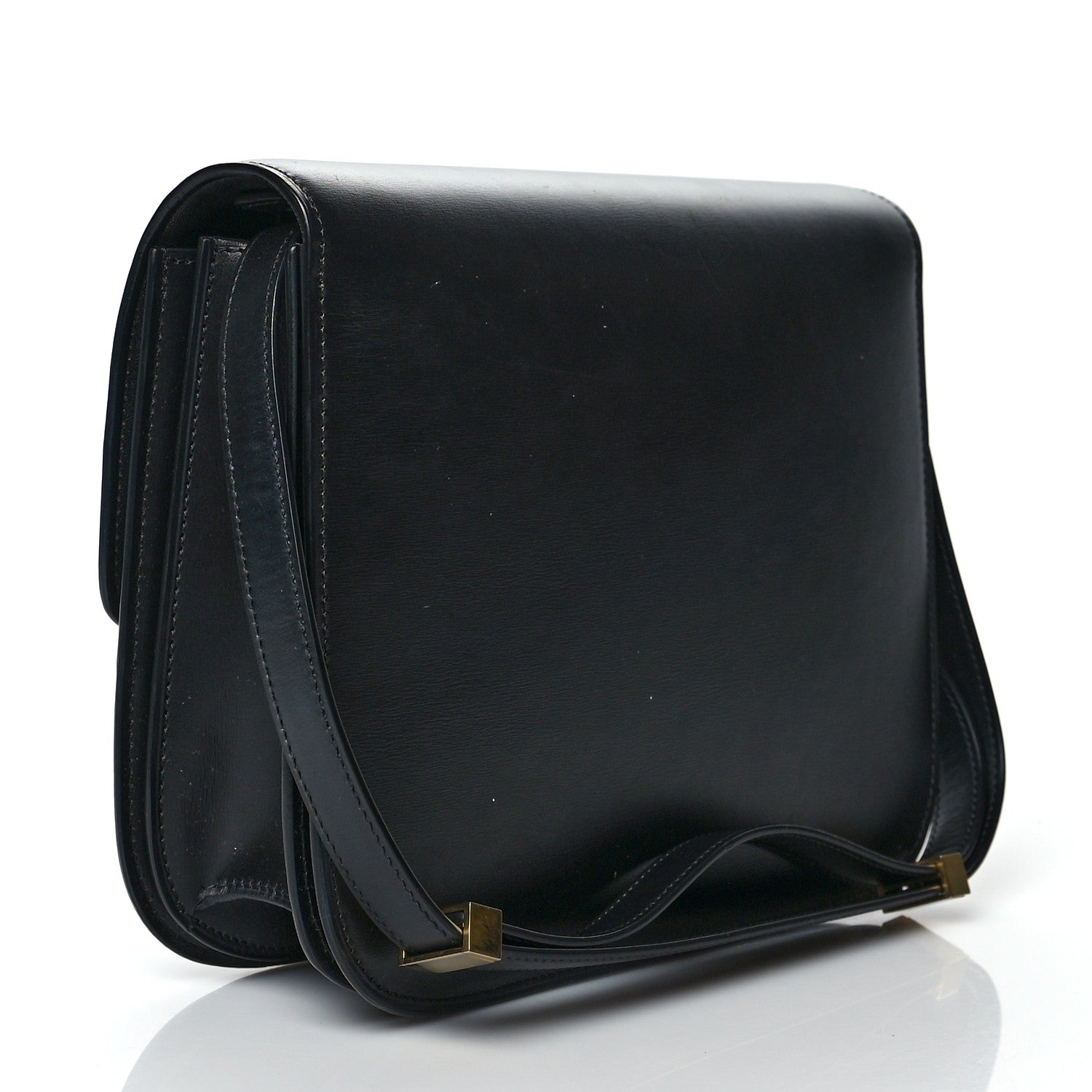 Celine Box Calfskin Medium Classic Box Flap Bag Black 2 of 15
