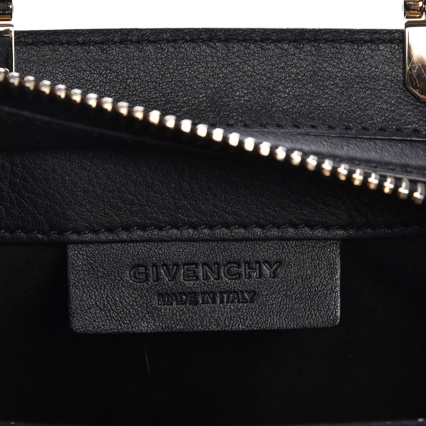 Calfskin Mini HDG Top Handle Crossbody Bag Black