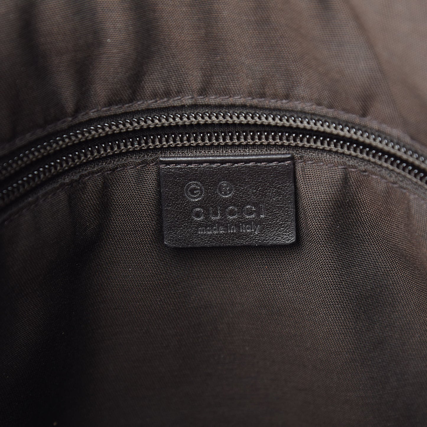 Guccissima Crossbody Messenger Bag Dark Brown