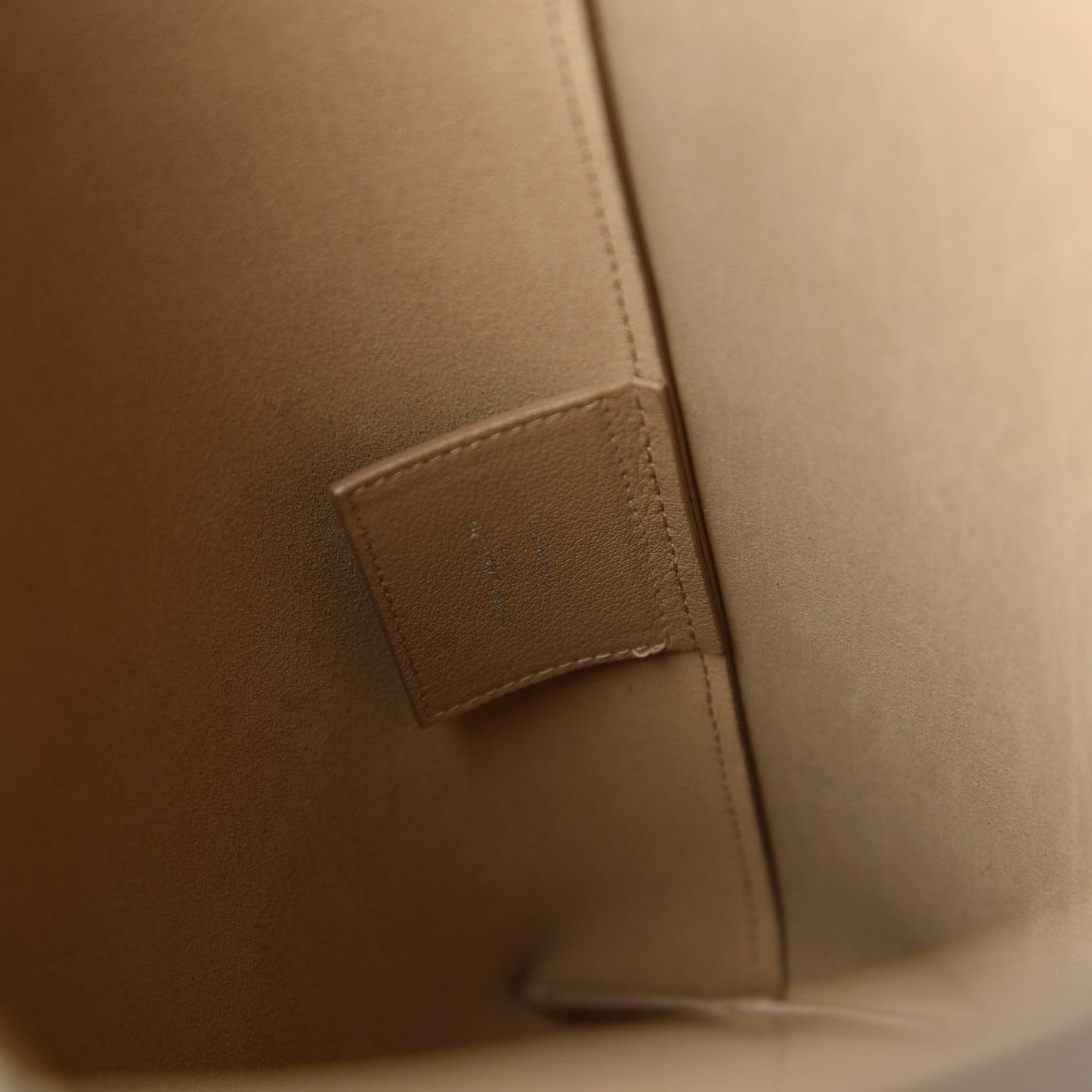 Calfskin Toy Shopping Tote Golden Sand