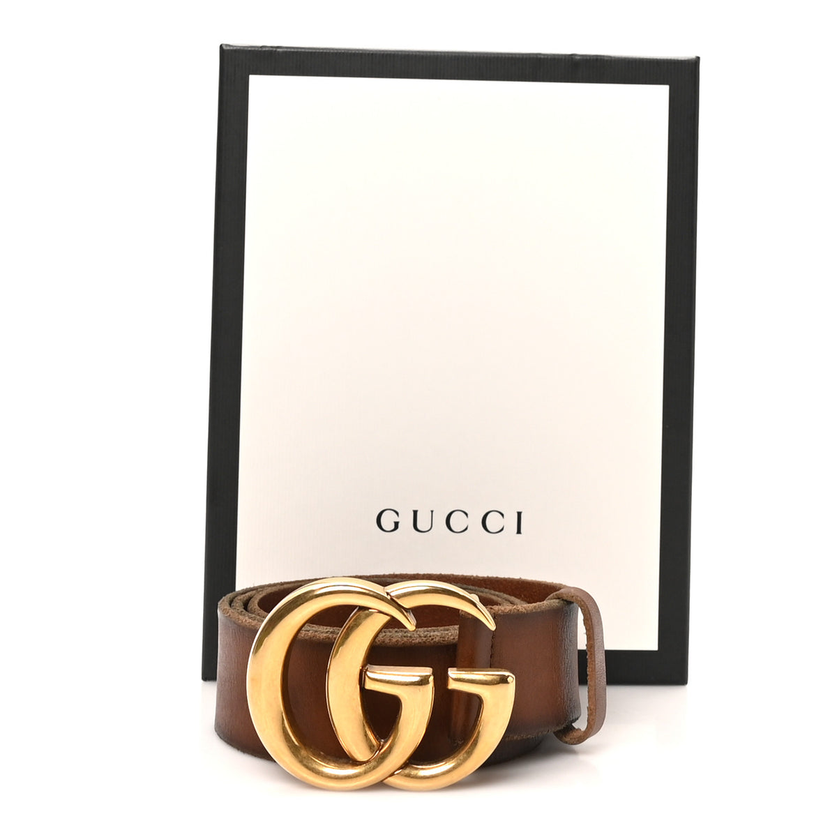 Faded Calfskin Double G 40mm Belt 85 34 Cuir
