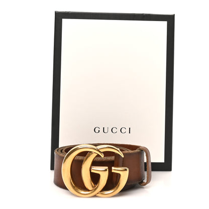 Gucci Faded Calfskin Double G 40mm Belt 85 34 Cuir 6 of 6