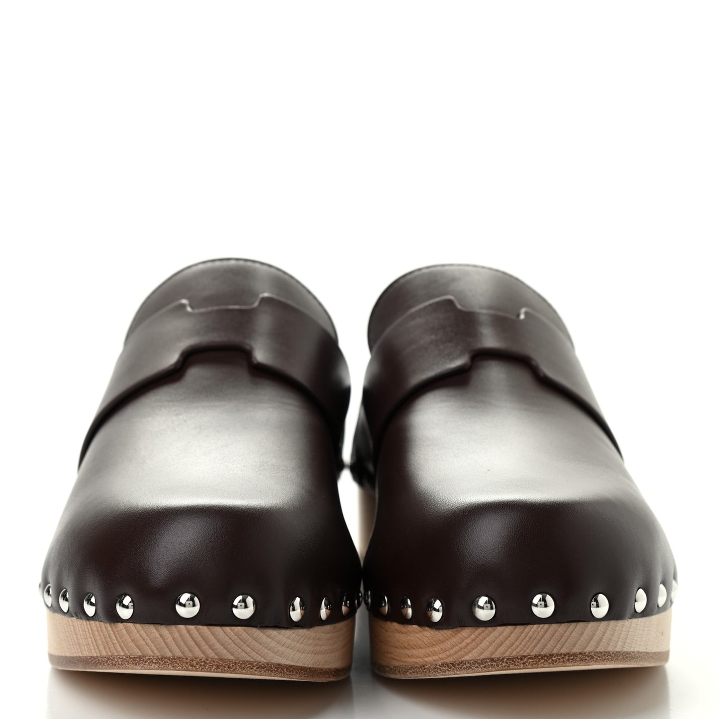 Calfskin Calya Mules 38 Cafe