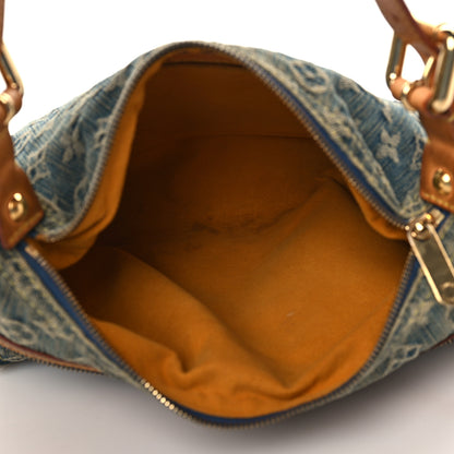 Louis Vuitton Monogram Denim Baggy PM Blue 5 of 13