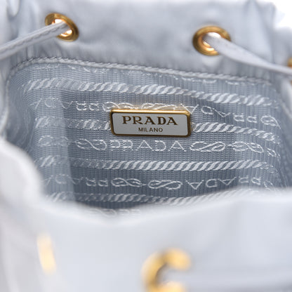 Prada Re-Nylon Saffiano Duet Bucket Crossbody Bag Fiordaliso 6 of 10