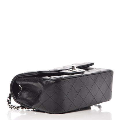 Chanel Lambskin Quilted Mini Rectangular Flap Black 4 of 8