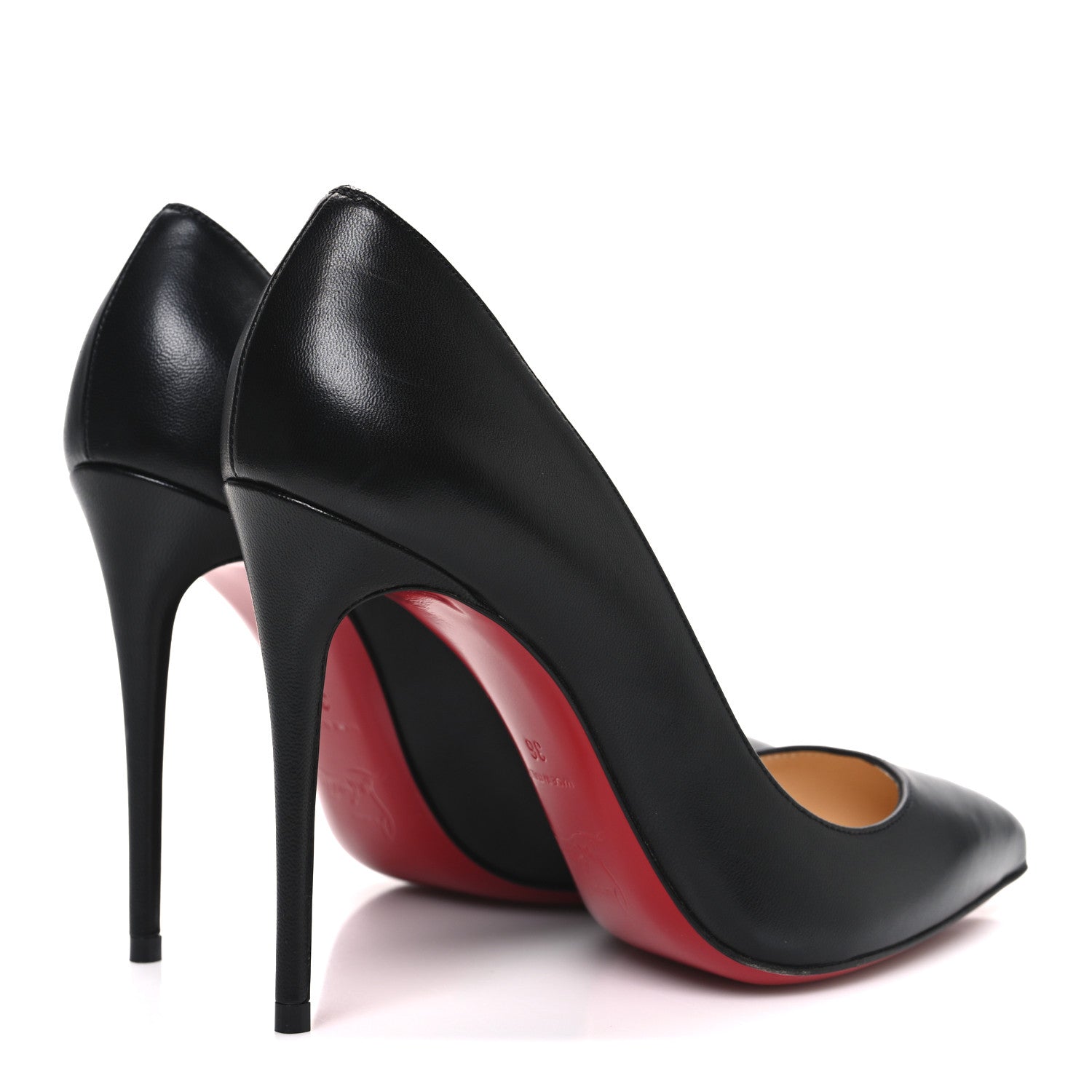 Christian Louboutin Shiny Nappa Pigalle Follies 100 Pumps 36 Black 5 of 11