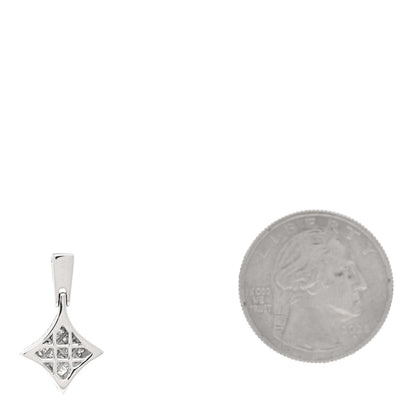 Parker & West by FASHIONPHILE 14K White Gold Diamond .32ctw Princess Cut Star Pendant 2 of 3
