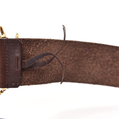 Gucci Hysteria Deer Belt 85 34 Dark Brown 5 of 5