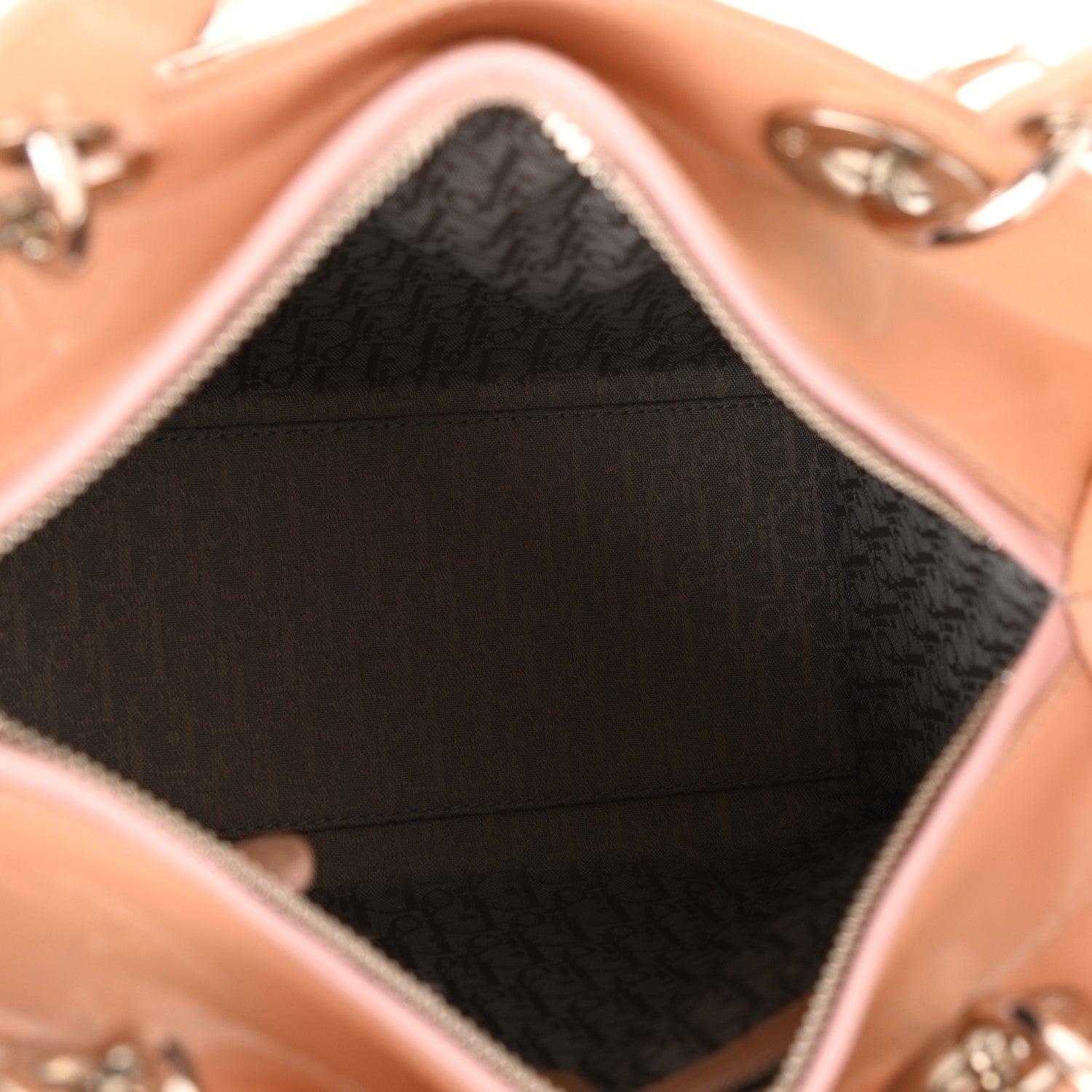 Christian Dior Patent Cannage Medium Lady Dior Light Pink 4 of 18