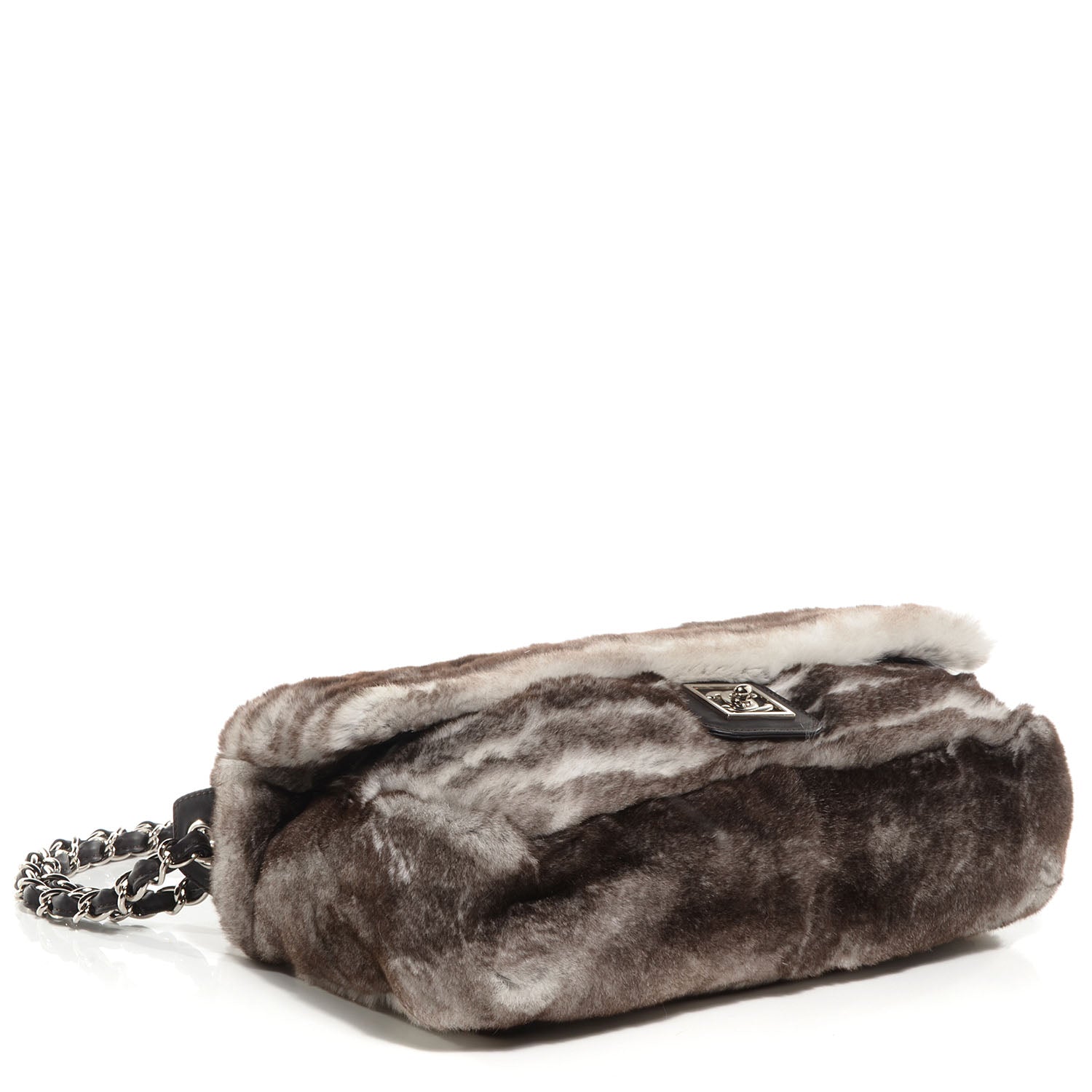 Chanel Chinchilla Fur Jumbo Flap Bag 5 of 9