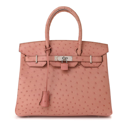 Hermes Ostrich Birkin 30 Terre Cuite 1 of 9