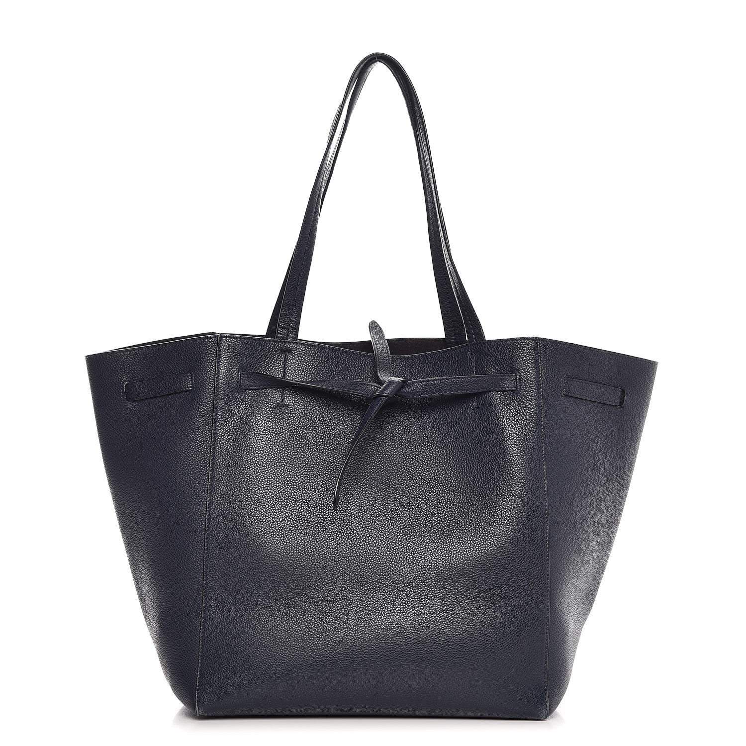 Celine Soft Grained Calfskin Small Belt Cabas Phantom Dark Blue 1 of 8