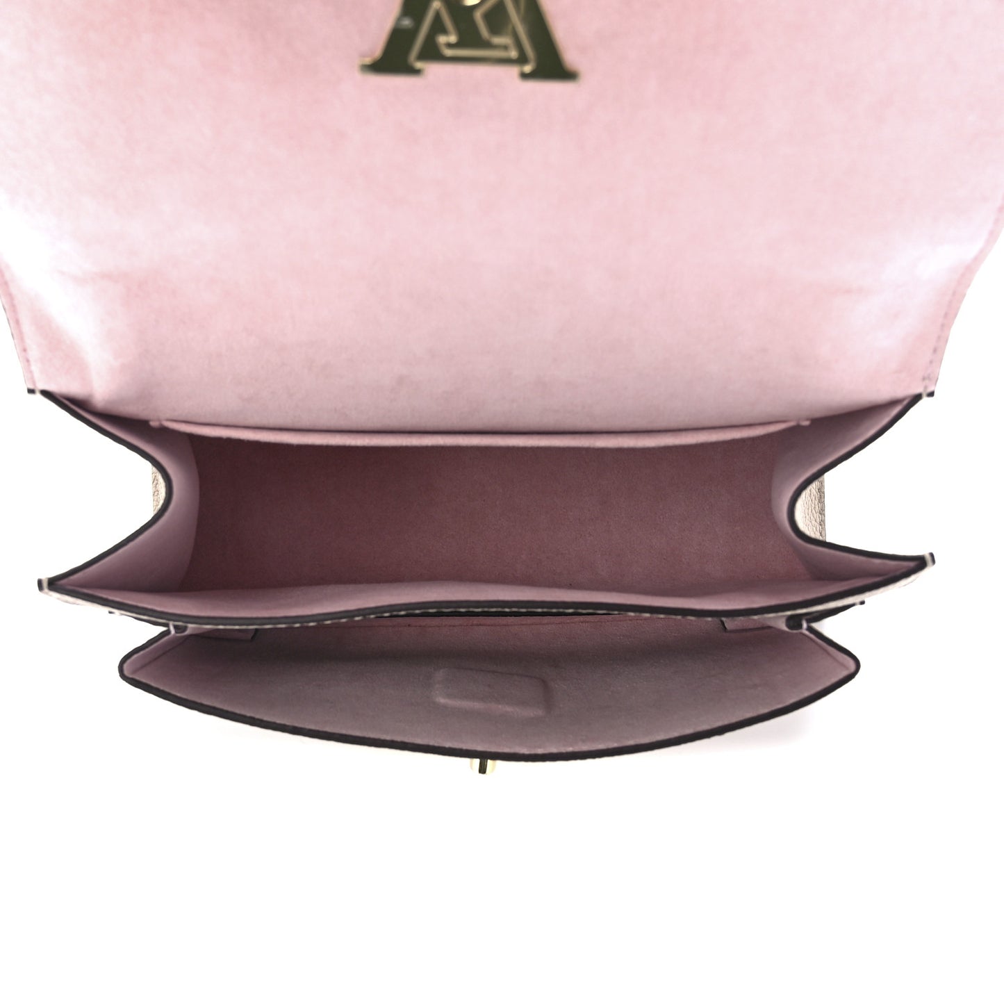 Soft Calfskin Mylockme Chain Bag BB Greige