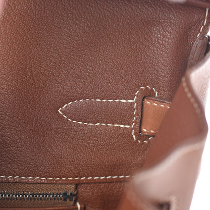 Hermes Natural Barenia Birkin 35 Fauve 19 of 45