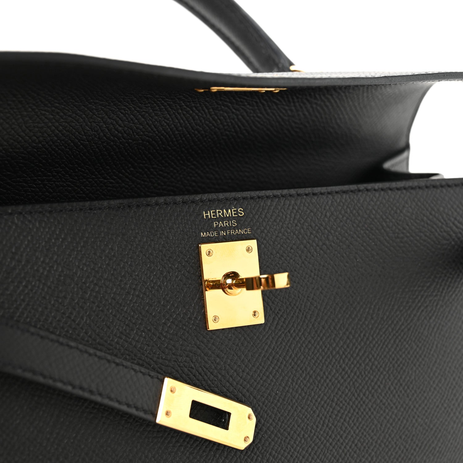 Hermes Epsom Kelly Sellier 25 Black 6 of 11