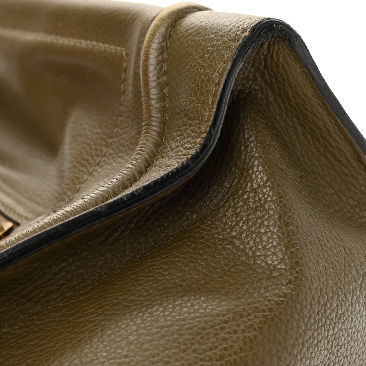 Celine Drummed Calfskin Mini Luggage Jungle 9 of 12