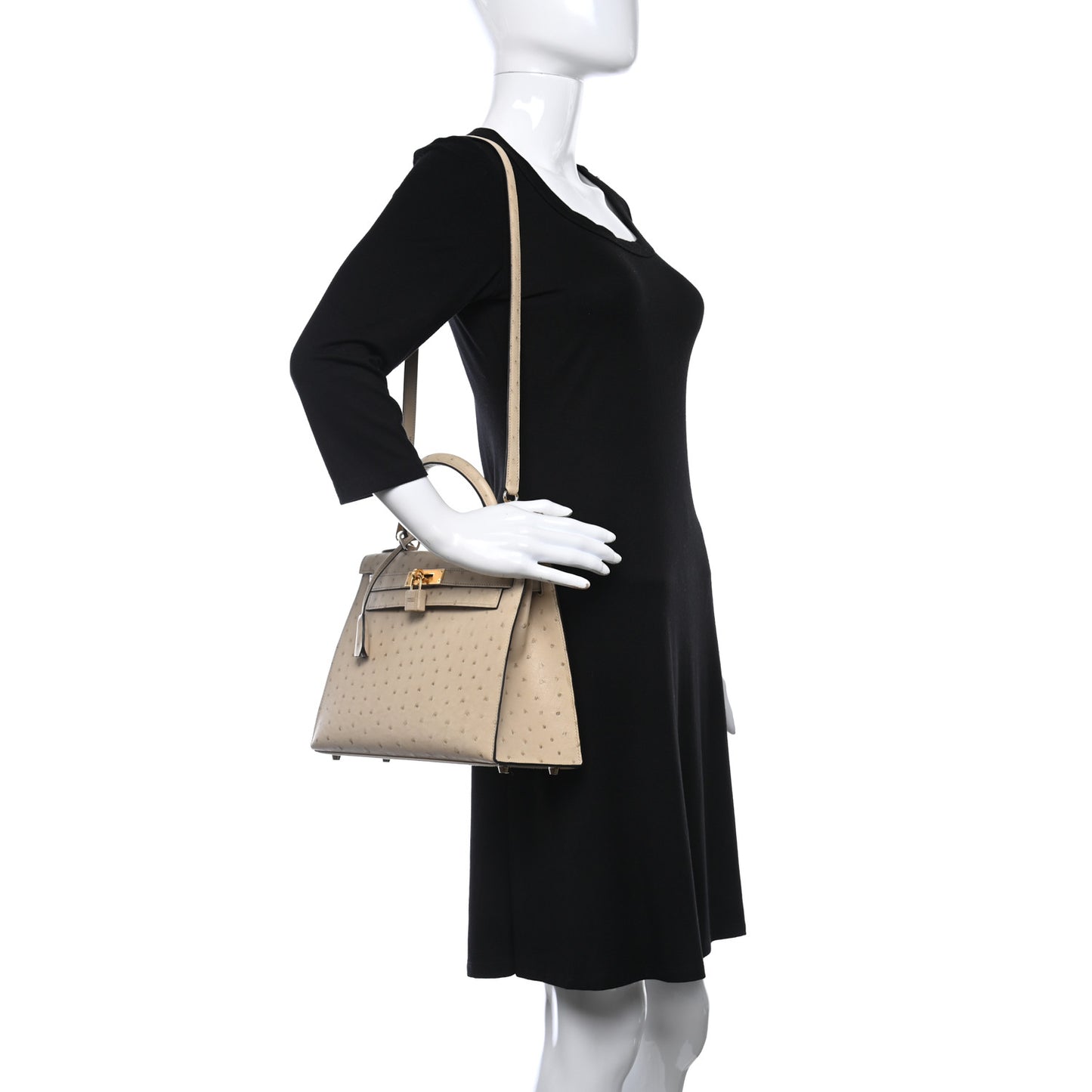 Ostrich Kelly Sellier 28 Parchemin