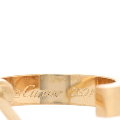 Cartier 18K Yellow Gold Small LOVE Hoop Earrings 4 of 5