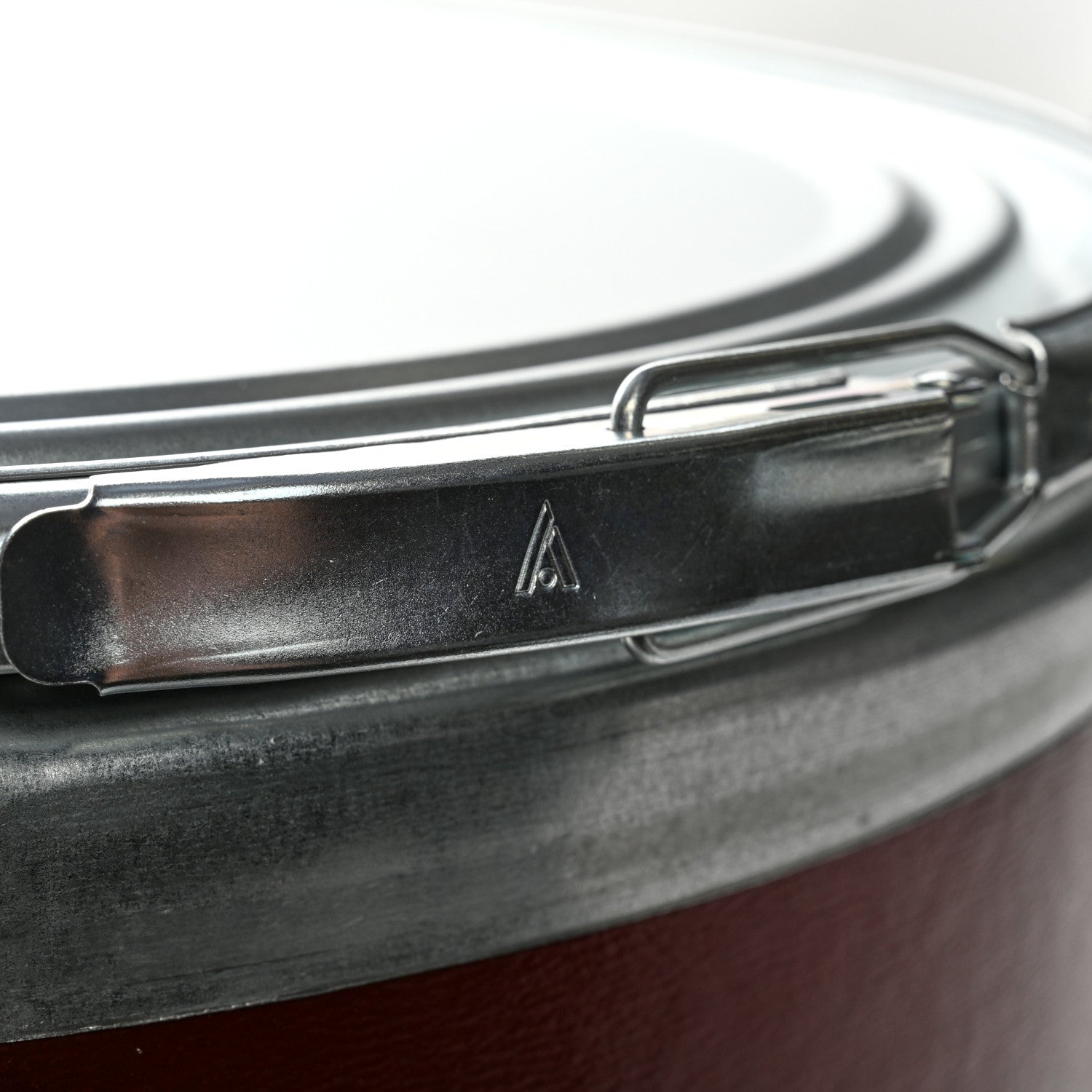 Hermes Kraft Paper Metal Canvas Saddle Box Rouge H 7 of 16