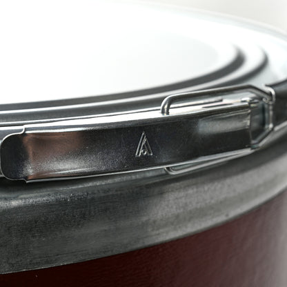 Hermes Kraft Paper Metal Canvas Saddle Box Rouge H 7 of 16