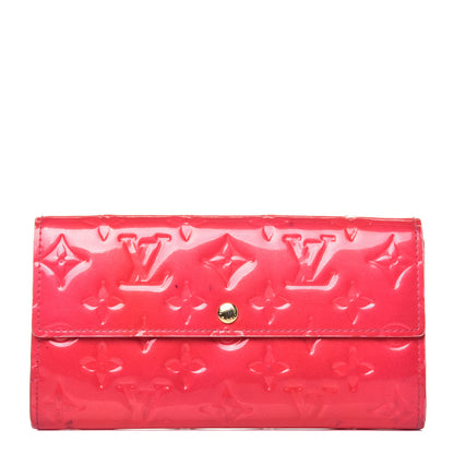 Louis Vuitton Vernis Sarah Wallet Rose Pop 1 of 19