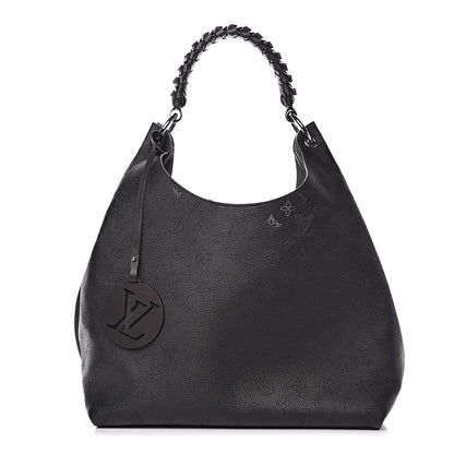 Louis Vuitton Mahina Carmel Hobo Black 1 of 11