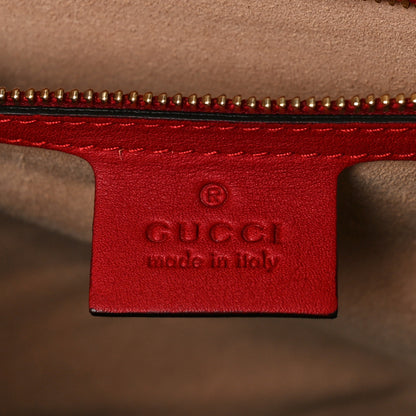 Gucci GG Supreme Monogram Blooms Medium Boston Beige Blue Navy Hibiscus Red 6 of 10