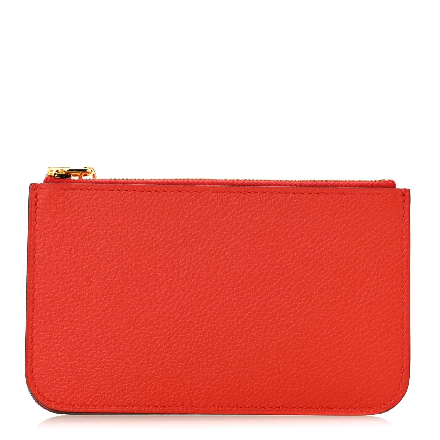 Hermes Evercolor Zipengo Chain D'Ancre Card Holder Gold 1 of 8