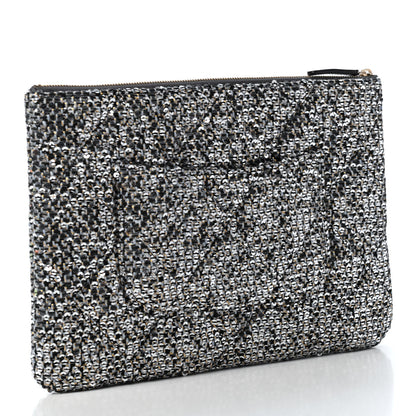 Chanel Sequins Medium 19 Pouch Silver 3 of 8