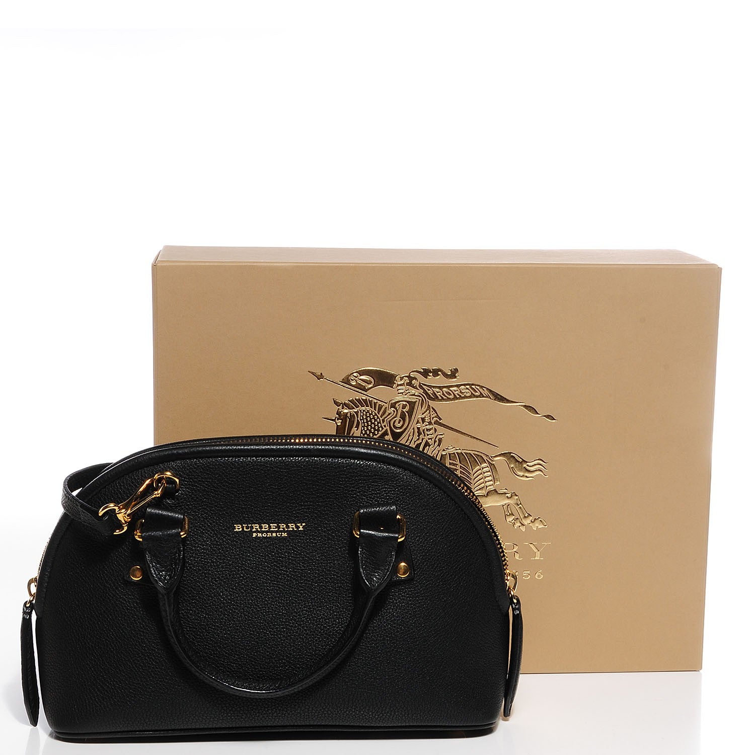 Burberry Grainy Calfskin Small Bloomsbury Black 8 of 12