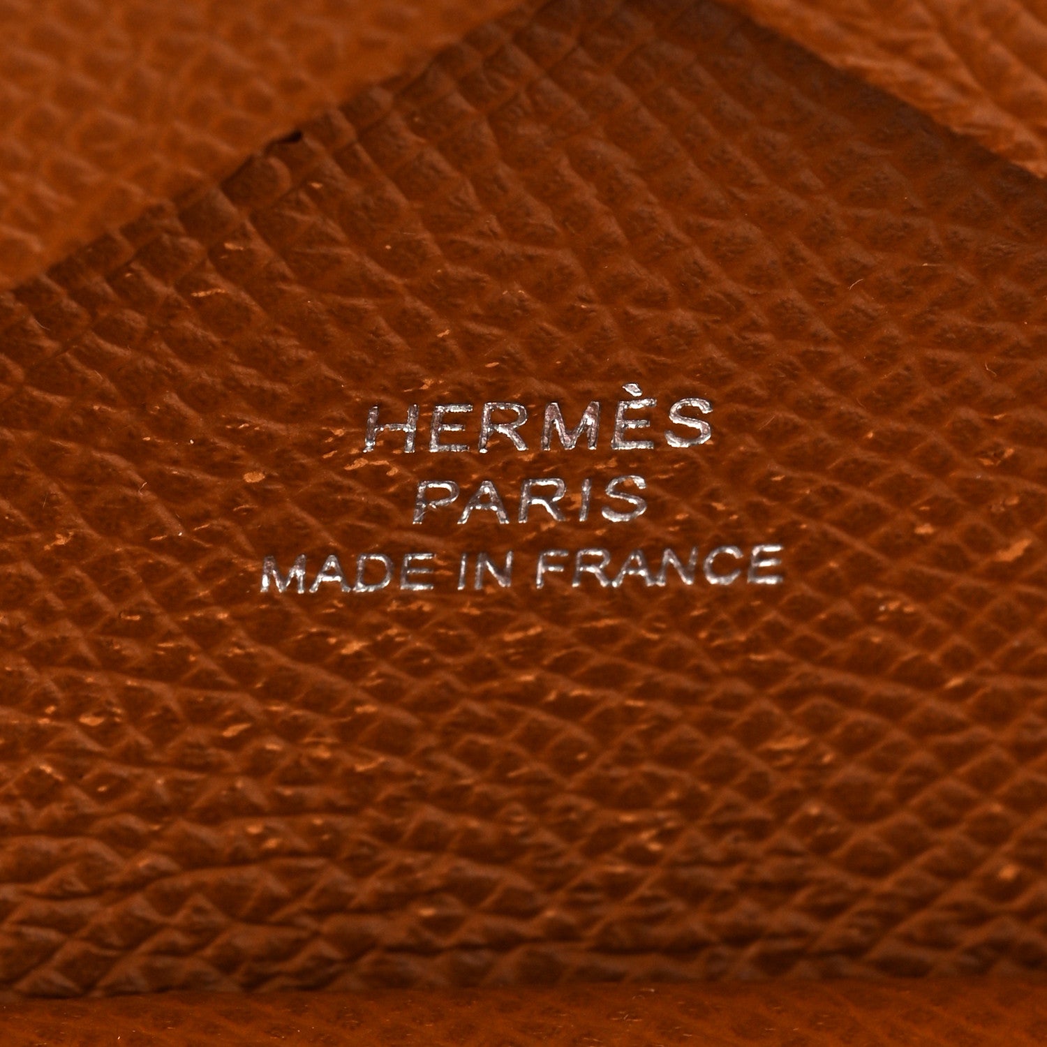 Hermes Epsom Calvi Duo Card Case Gold 6 of 8