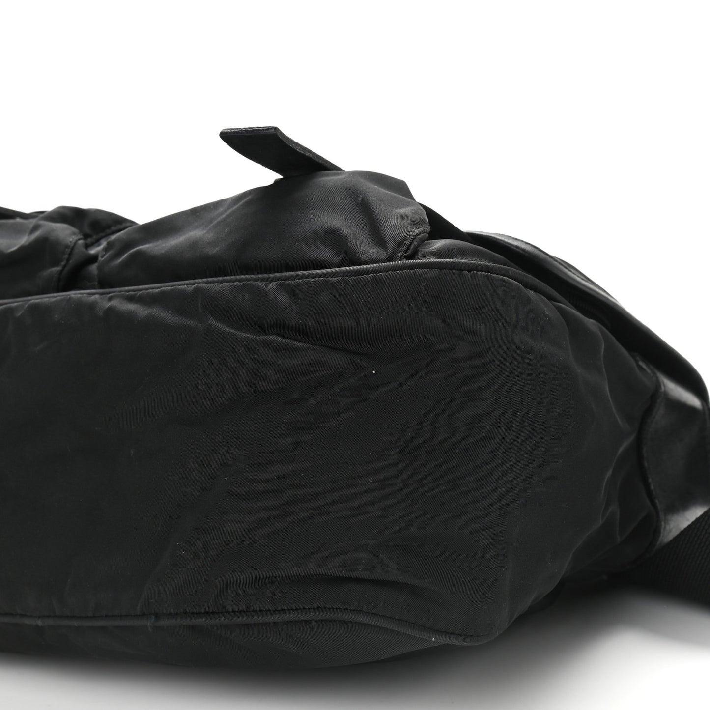 Tessuto Nylon Vela Messenger Bag Black