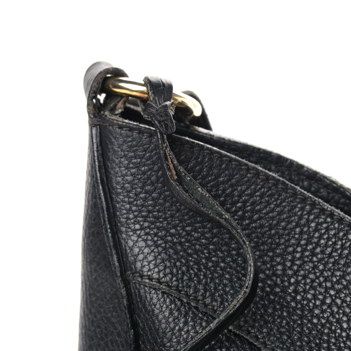Vitello Daino Pushlock Hobo Black