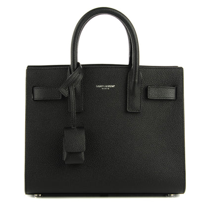 Saint Laurent Grained Calfskin Nano Sac De Jour Black 1 of 8