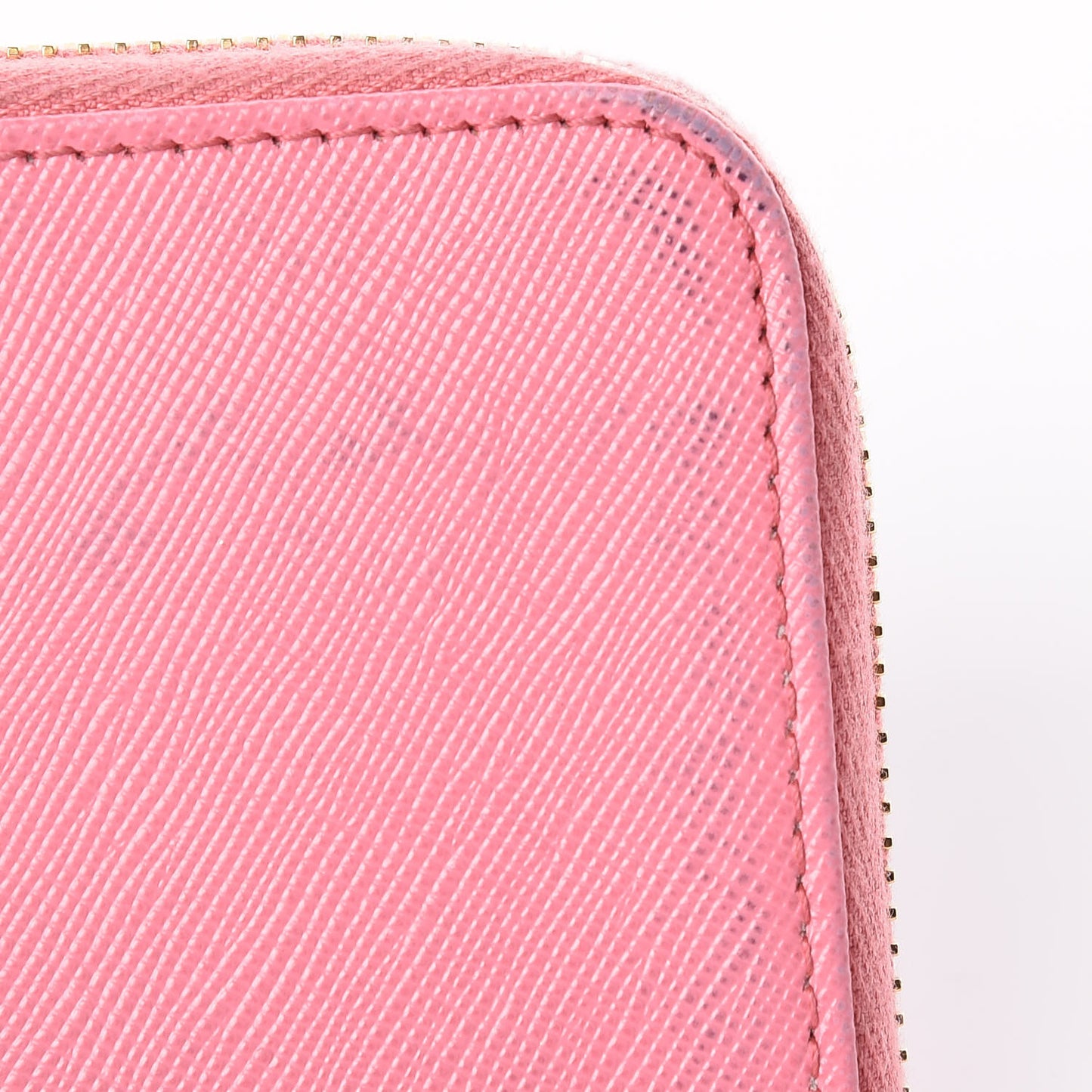Saffiano Metal Zip Coin Purse Geranio