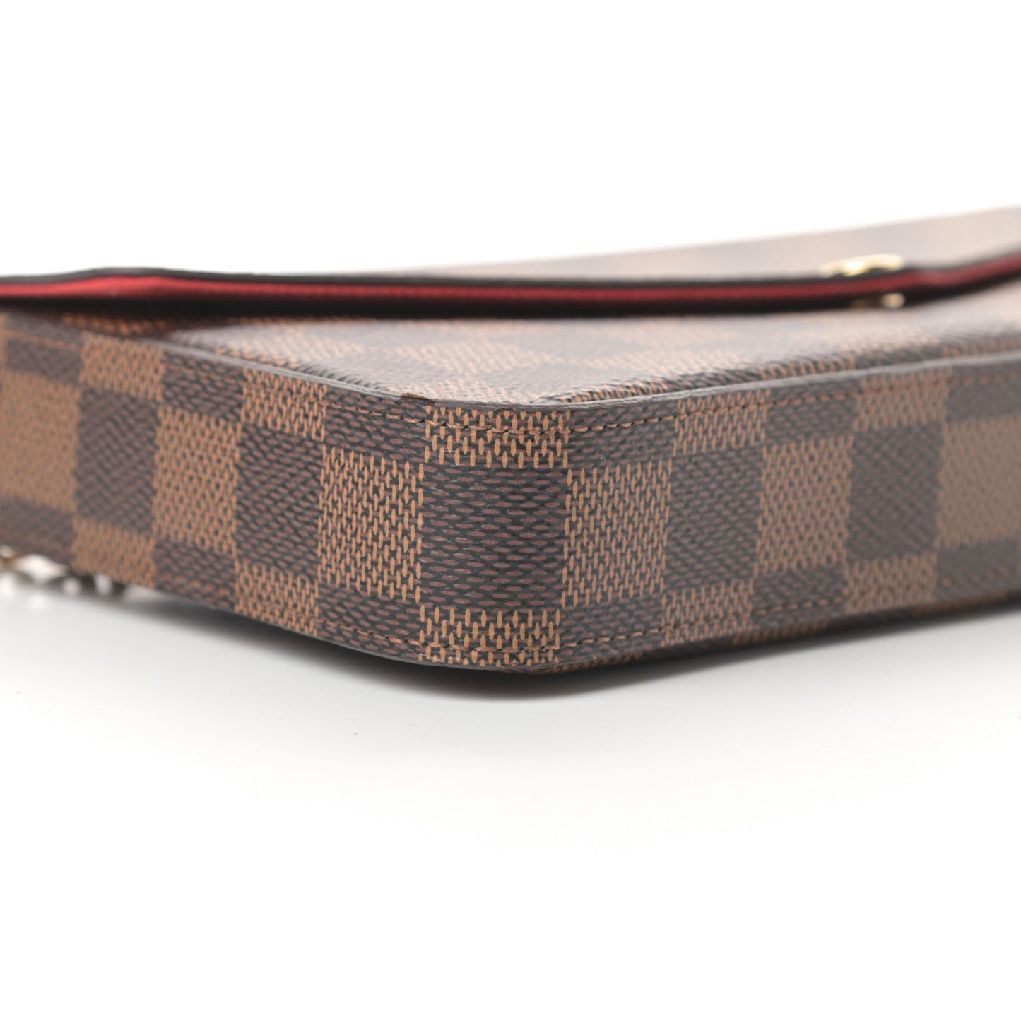 Damier Ebene Pochette Felicie Chain Wallet