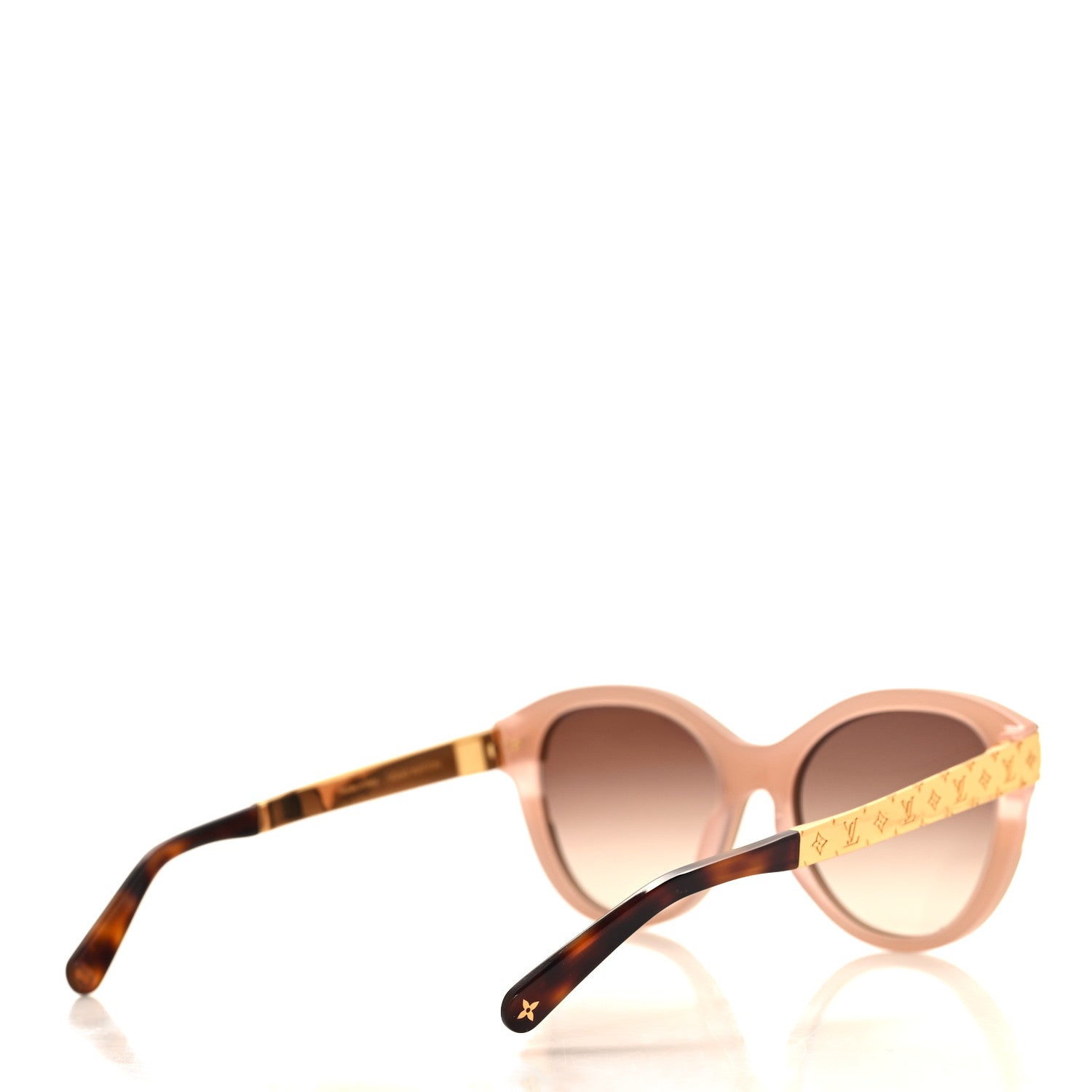 Louis Vuitton Acetate Petit Soupcon Cat Eye Sunglasses Z1858W Light Tortoisehell 4 of 7