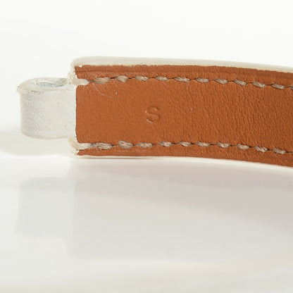 Hermes Epsom Rivale Bracelet S White 5 of 9